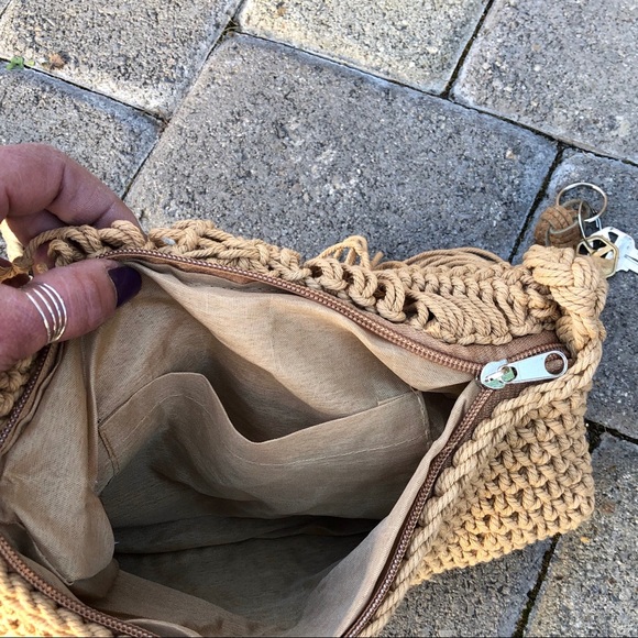 ✨FRINGE MACRAME KNOTTED SHOULDER/CROSSBODY BAG✨ - Picture 5 of 8